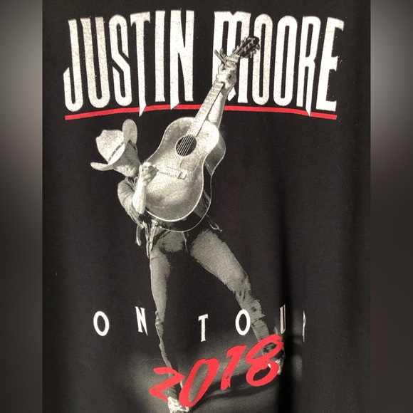 Justin Moore Tour Tshirt - Picture 2 of 4